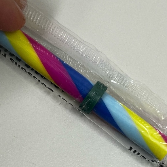 NWT Limited Edition - Starbucks Rainbow Reusable Straw For Cold Beverages - Picture 2 of 3